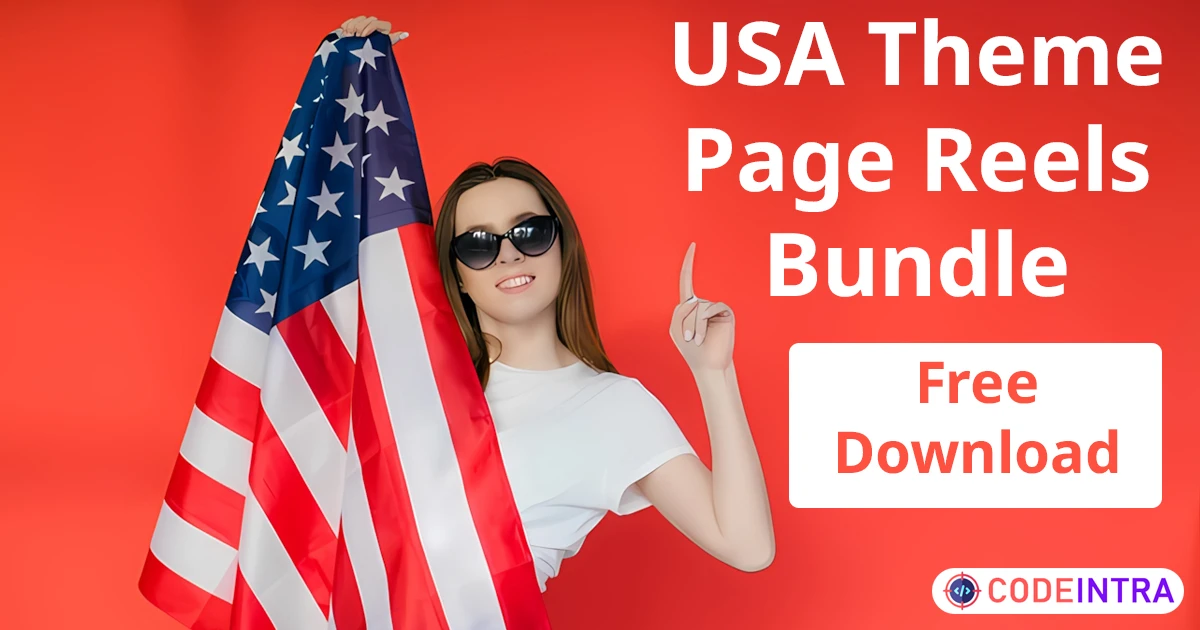 USA Theme Page Reels Bundle 4K - Codeintra