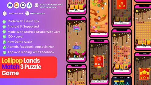 Lollipop Lands - Match 3 Puzzle Game