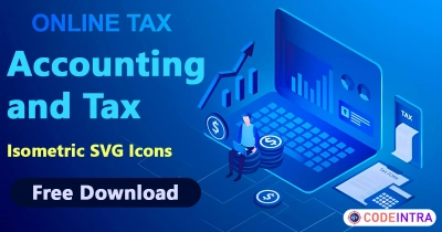 Accounting and Tax | Isometric SVG Icons
