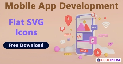 Mobile App Development | Flat SVG Icons