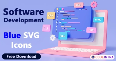 Software Development | Blue SVG Icons