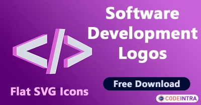 Software Development Logos | Flat Icons
