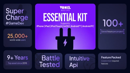 Essential Kit V3 - IAP, Leaderboards, Cloud Save, Notifications, Gallery & More | Integration | Unity Assets