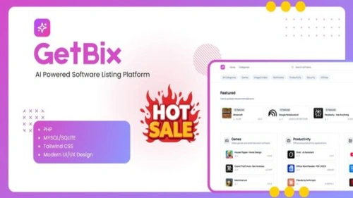 Getbix - Software Download PHP Website