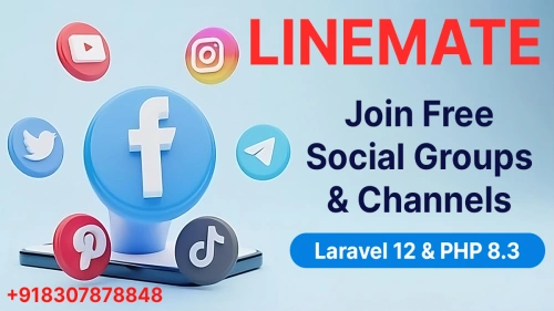 Linemate - Join Social Media Groups & Channels Laravel 12 Script
