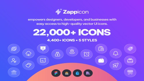 Zappicon - Clean & Modern UI Icons